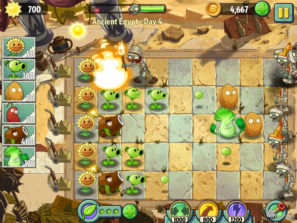 popcap games plants vs zombies 2